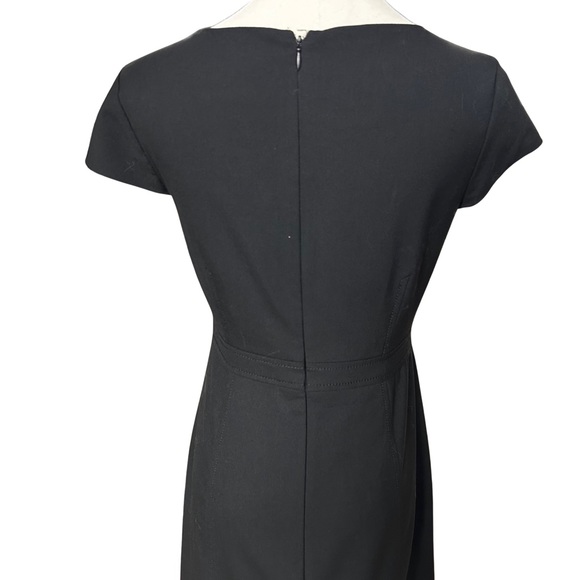 Women's Ann Taylor Cap Sleeve Midi-Length Lined Dress Size 0 - Picture 6 of 11